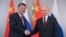 Presidenti kinez Xi Jinping dhe Presidenti rus Vladimir Putin 