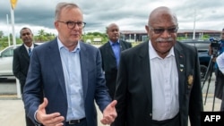 澳大利亚总理阿尔巴尼斯访问斐济。（2023年3月18日）