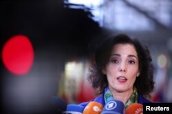 حاجا لحبیب، وزیر امور خارجه بلژیک. (آرشیو)