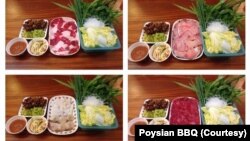 BBQ menu in different kinds of meat.