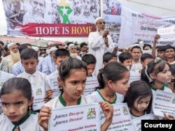The Rohingya refugees attending the rallies on Aug. 25, 2023, included girls and women, who are at a constant risk of atrocities such as sexual assault, child marriage and trafficking in the Bangladesh camps. (Photo Courtesy of Rohingya Students Network)
