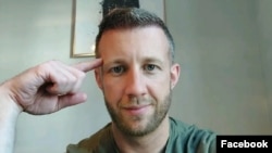 Matthew Trickett, a former Royal Marine and security firm owner, is seen in an undated Facebook photo.