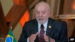 루이스 이나시우 룰라 다시우바 브라질 대통령.