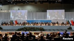 KTT BRICS 2023 di Sandton Convention Center, Johannesburg, Afrika Selatan, 24 Agustus 2023. (Marco Longari/Pool via REUTERS)