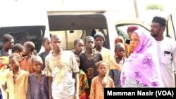 Almajirai da aka kubutar daga hannun 'yan bindiga