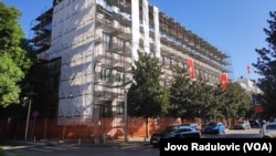 Zgrada Višeg suda u Podgorici, glavnom gradu Crne Gore (VOA/Jovo Radulovic)