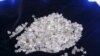 FILE - Diamonds are pictured during an exhibition in Gaborone, Botswana, Nov. 23, 2015. 