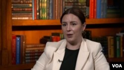 Jovana Radosavleviç, drejtuese e Nismës së Re Shoqërore, organizatë e shoqërisë civile serbe me seli në Mitrovicë