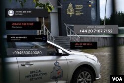 ფარული ნომრები, საიდანაც თბილისში "ამერიკის ხმის" ჟურნალისტს და მისი ოჯახის წევრებს, მათ შორის მცირეწლოვან შვილს ემუქრებოდნენ