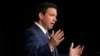 FILE - Florida Governor Ron DeSantis speaks in West Palm Beach, Florida, Feb. 15, 2023. DeSantis signed into law one of the toughest abortion bans in the United States on Thursday