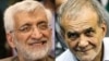 Saeed Jalili (kiri) dan anggota parlemen Massoud Pezeshkian, siap bertarung dalam pilpres Iran putaran kedua. 
