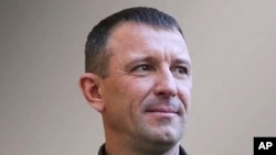 FILE - In this photo released by the Russian Defense Ministry Press Service on June 8, 2023, Maj. Gen. Ivan Popov, the commander of the 58th Army, is seen in a photo at an undisclosed location.