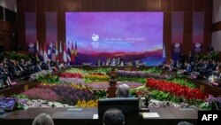 KTT ASEAN-PBB yang diselenggarakan sebagai bagian dari KTT ASEAN ke-43 di Jakarta pada 7 September 2023. (Foto: AFP/Adi Weda)