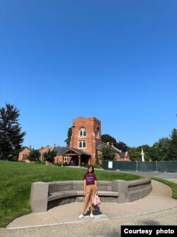 Devina Faustanisa, mahasiswI S2 jurusan Pendidikan dan Pengembangan Manusia di universitas Harvard, Cambridge, Massachusetts (dok: Devina)