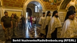 Панахида на честь 366-річчя обрання Івана Мазепи гетьманом Війська Запорозького. Києво-Печерська лавра, Київ, 25 липня 2023 р.