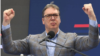 Predsednik Srbije Aleksandar Vučić na mitingu u Pančevu 18. maja 2023. (Instagram)