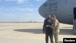 سفر اعلام نشده وزیر دفاع ایالات متحده به عراق.