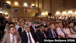 Azərbaycan Xalq Cəbhəsi Partiyasının (AXCP) VII qurultayı (Axiv foto. Mənbə: VOA).