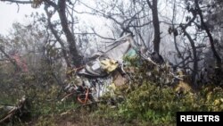 لاشه بالگرد حامل ابراهیم رئیسی و همراهانش