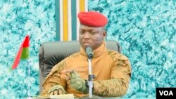 Le capitaine Ibrahim Traoré est arrivé au pouvoir il y a près d'un an par un coup d'Etat.