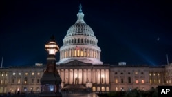 The US Capitol is seen in Washington, May 22, 2023, as negotiators for President Joe Biden and House Speaker Kevin McCarthy, continue meeting on the impasse over the government's debt ceiling.
