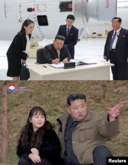 김정은 북한 국무위원장의 몽블랑 만년필 · 김여정 북한 노동당 부부장의 크리스찬 디올 핸드백 · 김정은 국무위원장과 딸 김주애의 크리스탈 디올 재킷.