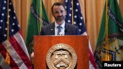 Internal Revenue Service (IRS) Commissioner Daniel Werfel speaks after being ceremonially sworn in on April 4, 2023, in Washington.