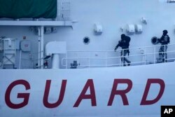 菲律宾、美国和日本的海岸警卫队在菲律宾海岸外举行海岸防卫联合演习。（2023年6月6日）