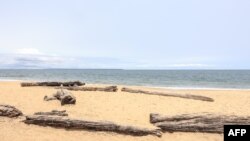 Les autorités ont été prévenues par des riverains et une association en charge du nettoyage des plages de la présence de corps rejetés par la mer à proximité de l'une des principales artères de circulation de la ville. (Photo by AFP)