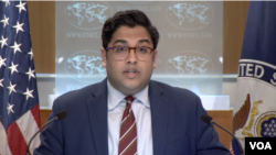 Juru bicara Departemen Luar Negeri AS Vedant Patel
