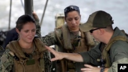 Pripadnice američke vojske obučavaju se za borbene operacije u Sjevernoj Karolini, 13. augusta 2013.