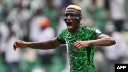 Le Nigérian Victor Osimhen, Ballon d'Or africain 2023.