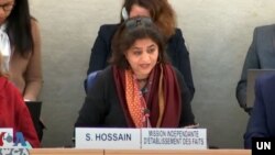 سارا حسین، مسوول کمیته حقیقت‌یاب درباره اعتراضات ایران