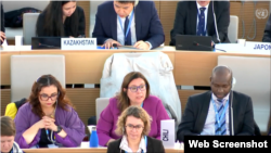 نماینده شیلی در نشست شورای حقوق بشر