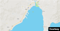 19일 라진항 상황을 보여주는 마린트래픽 지도. AIS를 통해 위치신호를 발신 중인 선박이 없는 것으로 나타났다. 자료=MarineTraffic