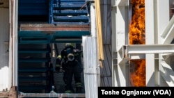 Се запали Универзална сала во Скопје