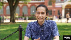 Jay Afrisando, seniman asal Bantul, Yogyakarta, pencetus Lokakarya Embodied Music Club di Washington D.C. (foto: VOA)