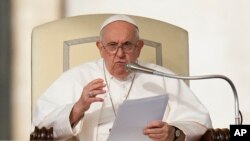 Kiongozi wa kanisa Katoloki, Papa Francis. 