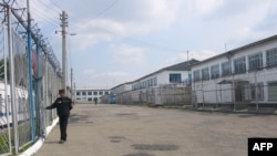 A file picture shows prison 19 in the Irkutsk region of Siberia. 