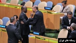 حضور وزیر خارجه جمهوری اسلامی ایران در نشست مجمع عمومی سازمان ملل متحد