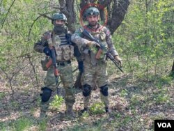 ჯონი ოდიშვილი (მარჯვნივ) უკრაინის არმიის, 28-ე ბრიგადის სადაზვერვო ჯგუფში იბრძოდა