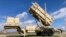 A Patriot missile mobile launcher is displayed outside the Fort Sill Army Post near Lawton, Oklahoma, March 21, 2023. Soldiers from Ukraine have been training on the weapon system at Fort Sill since January.