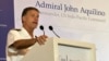 존 아퀼리노 미 인도태평양사령관이 16일 영국 국제전략문제연구소(IISS)가 싱가포르에서 주최한 인도태평양 지역 안보 토론회에 참석했다.