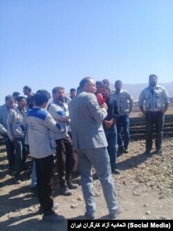 اعتصاب کارگران راه‌آهن دورود - کرمان