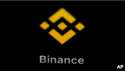 Aikoni ya programu ya Binance kwenye simu mahiri, Februari 28, 2023, katika Kitongoji cha Marple, Pa. Nigeria. Picha na AP 