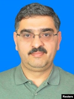 FILE - Pakistan's new interim Prime Minister Anwaar-ul-haq Kakar (Senate of Pakistan handout via Reuters)