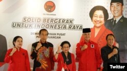 PDI Perjuangan secara resmi menunjuk Ganjar Pranowo sebagai bakal calon presiden RI, 21 April 2023. (Twitter/@PDI_Perjuangan)