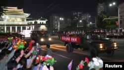 지난 2021년 9월 9일 북한 평양에서 정권 수립 기념 열병식이 열렸다.