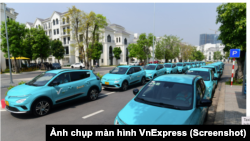 ویت نام میں ایک الیکٹرک ٹیکسی