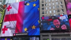 ქართველი ემიგრანტები ფონდს აფუძნებენ - ქართული დროშა ტაიმს სკვერზე
